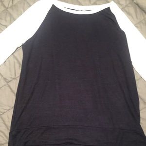 Gap navy and white sweater size medium baseball T Style